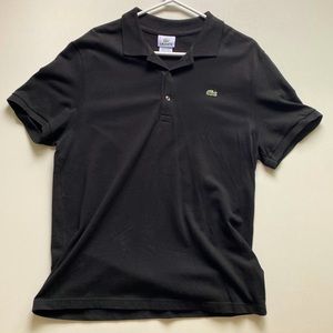 Mens size 6 black Lacoste polo
